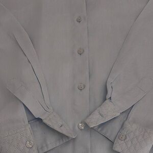 Charles Cotonay Paris Striped Cotton Shirt Blue White French Boutique